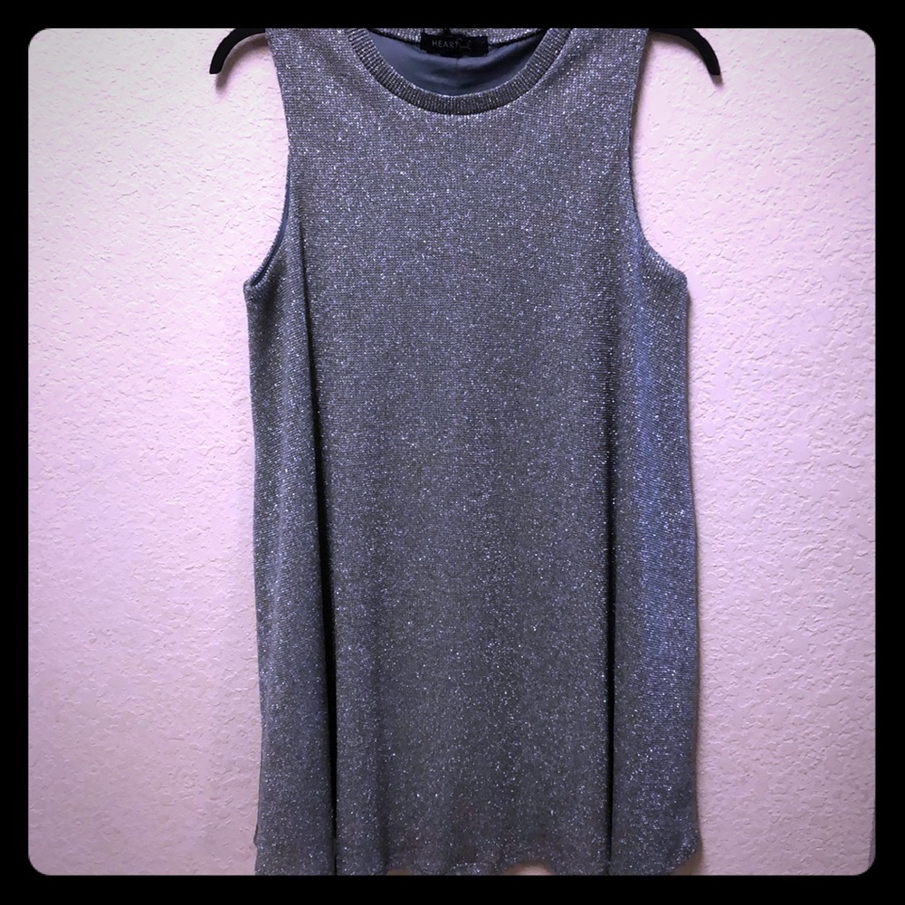 Silver party dress